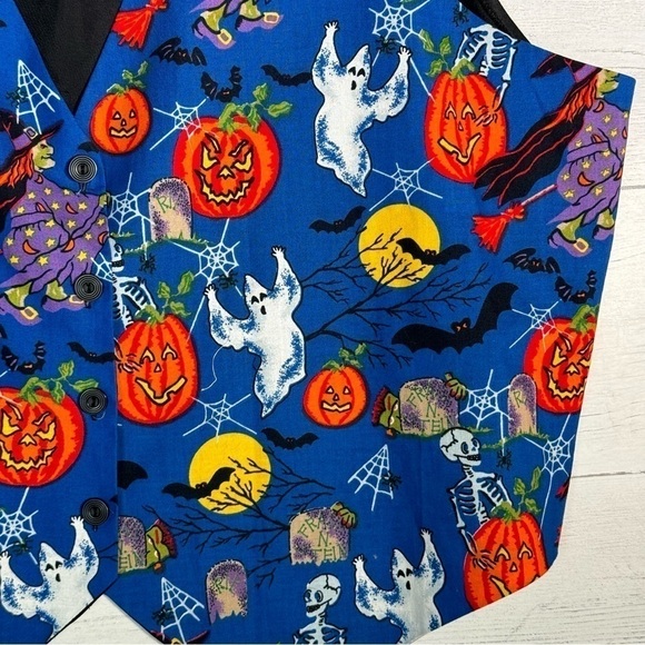 NEW Vintage Halloween Vest Plus Size 1X - Picture 2 of 6